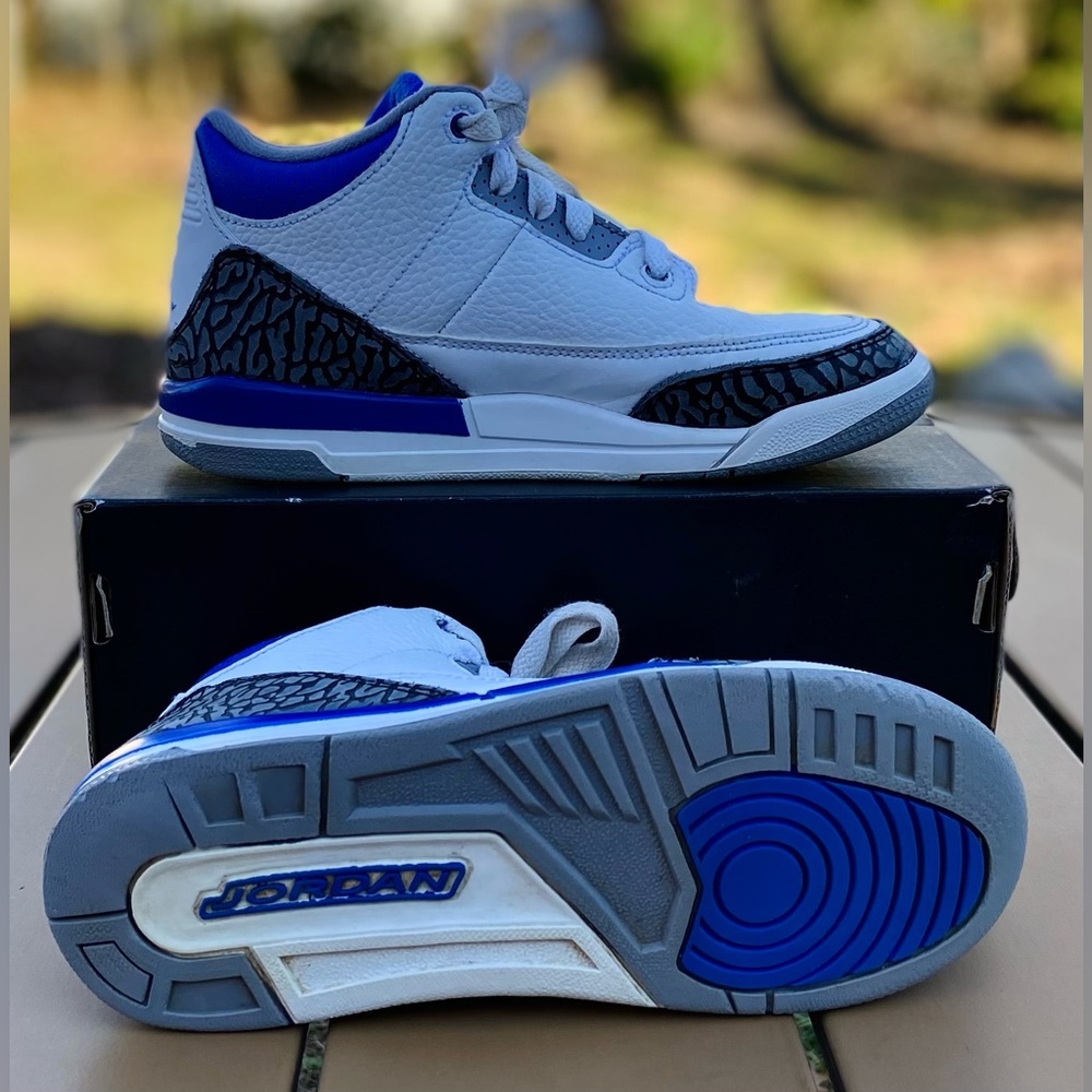 Air Jordan Retro 3 Kids “Racer Blue” sz2